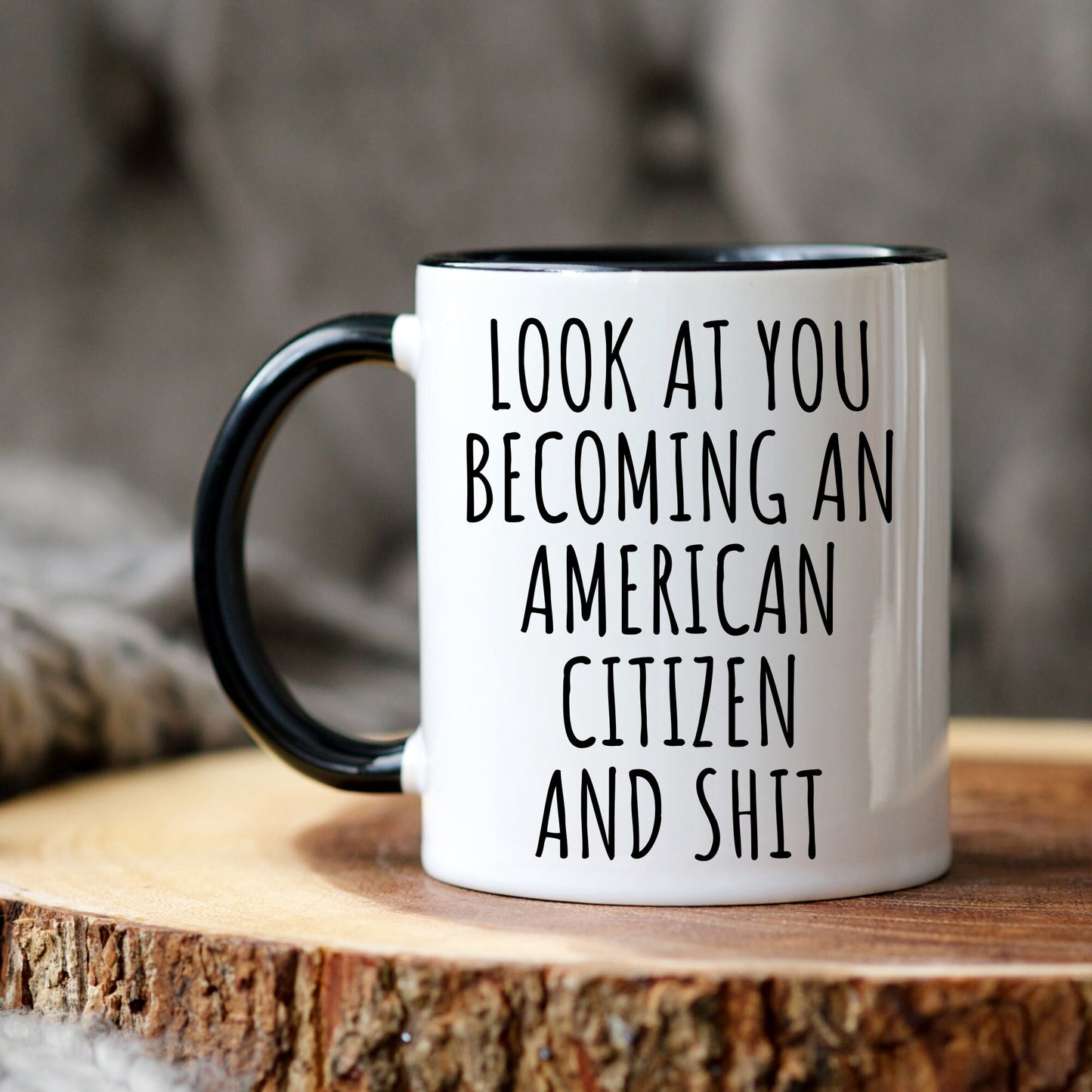 Custom US Citizenship Gift, Funny US Citizenship Mug, New US Citizen, Becoming An American, Immigration Process, Immigrant American Citizen
