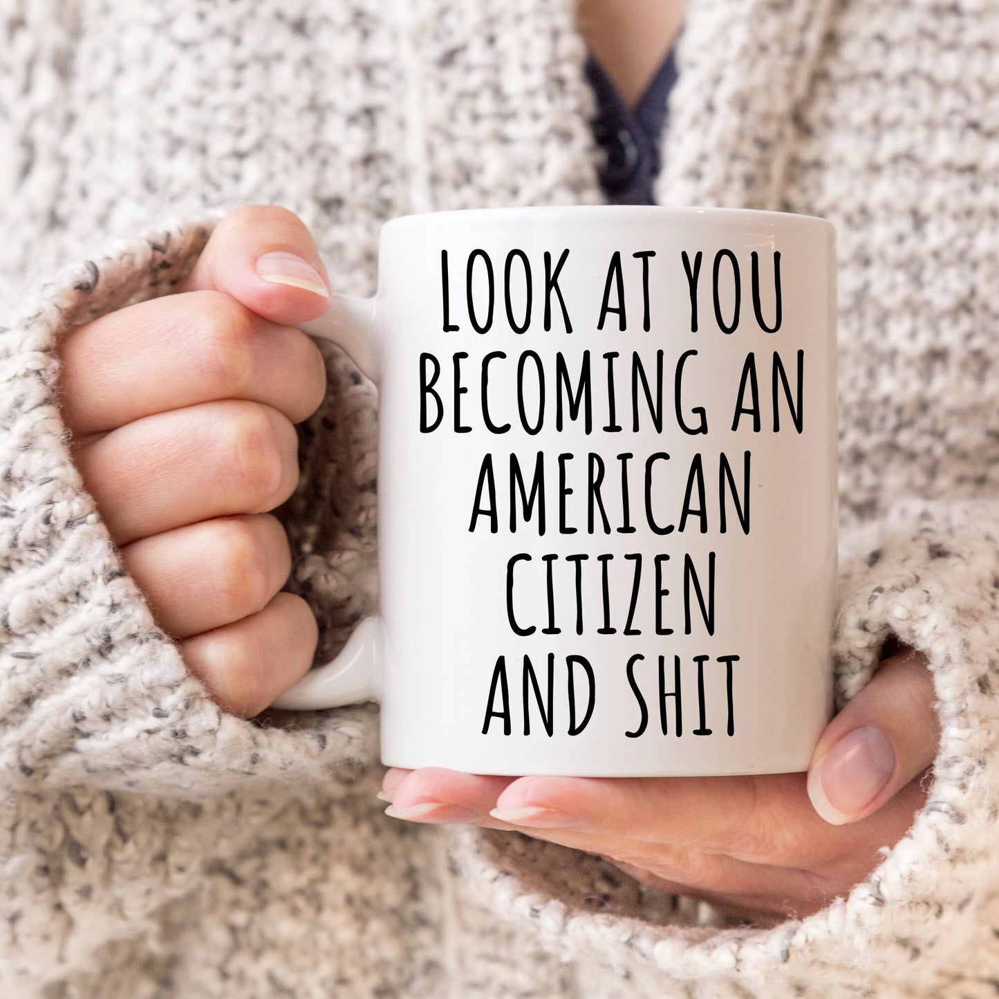 Custom US Citizenship Gift, Funny US Citizenship Mug, New US Citizen, Becoming An American, Immigration Process, Immigrant American Citizen