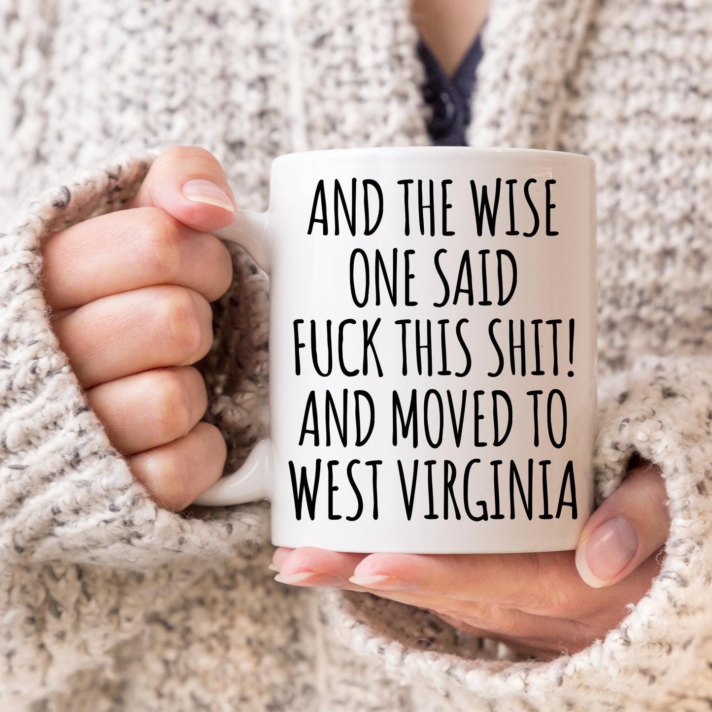 West Virginia Relocating Gift, Moving to West Virginia Mug, Personalized West Virginia Gift, Coworker Moving Away, Colleague Relocate Gift