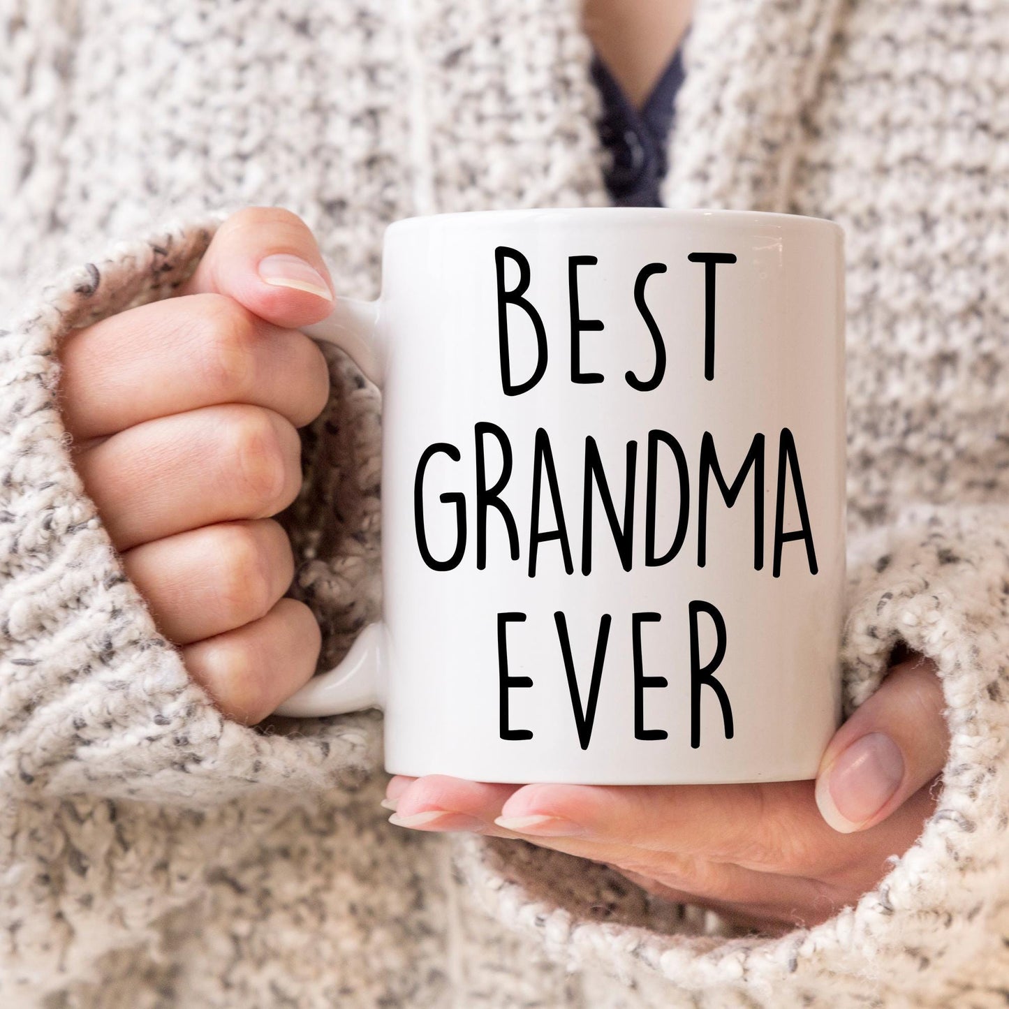 Best Grandma Mug, Custom Grandma Grandkids Names Gift, Gift from Granddaughter, Grandma Birthday Present, Christmas New Grandmom Gift