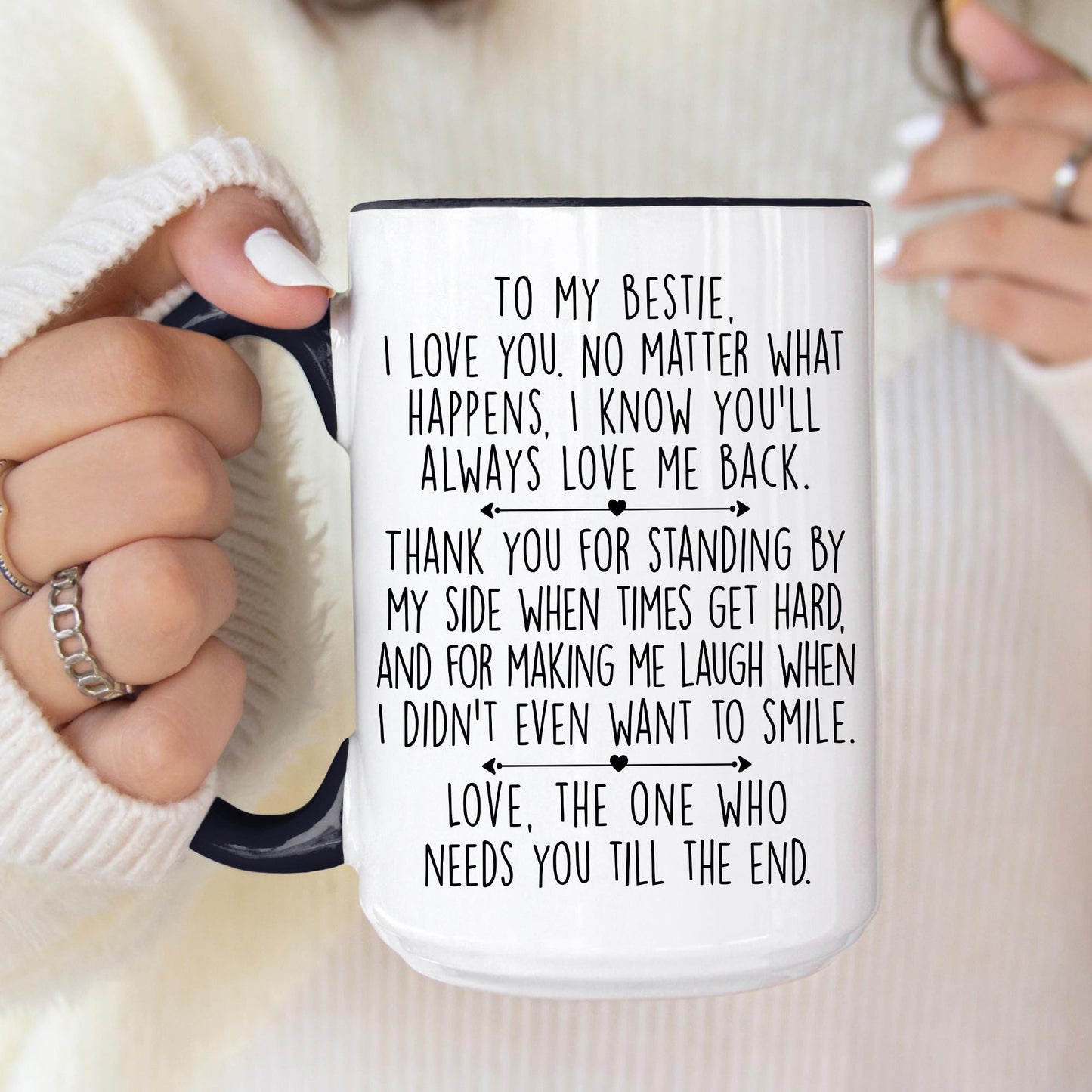 Personalized Bestie Gift, Soul Sisters Mug, Long Distance Friendship Mug, Bestie Birthday Present Cup, Sister Birthday Gift, Missing You