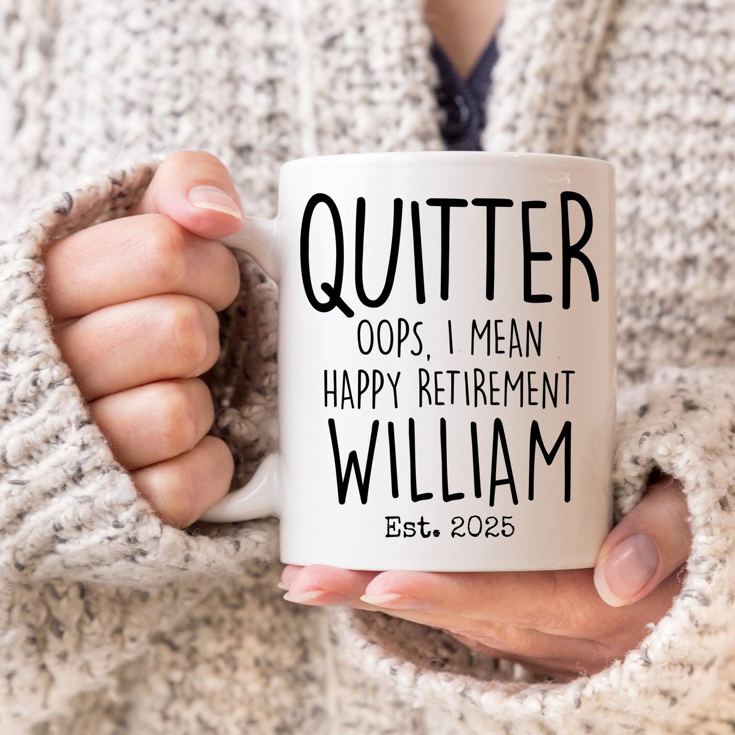 Personalized Retirement Mug, Happy Retirement Gift, Custom Retirement Gift For Boss, Officially Retired Man Woman Gift, Work Bestie Leaving