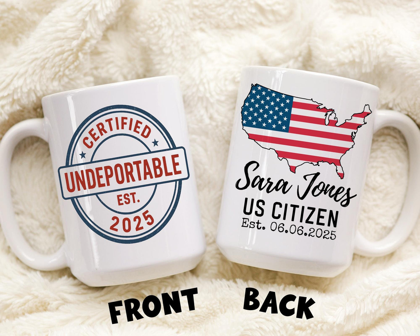 Personalized US Citizenship Gift, New American Citizen Mug, Naturalization gift, New Citizen mug, Becoming An American, Immigration Process