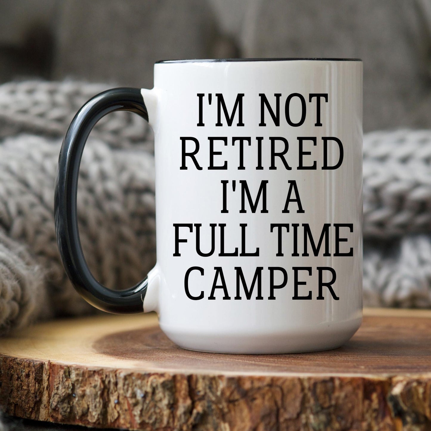 Retired Camper Mug, Funny Gift for Camp lover, Retirement Present for Camping, Boss Manager Coworker Retirement Party, Humor Camp Lover Gift