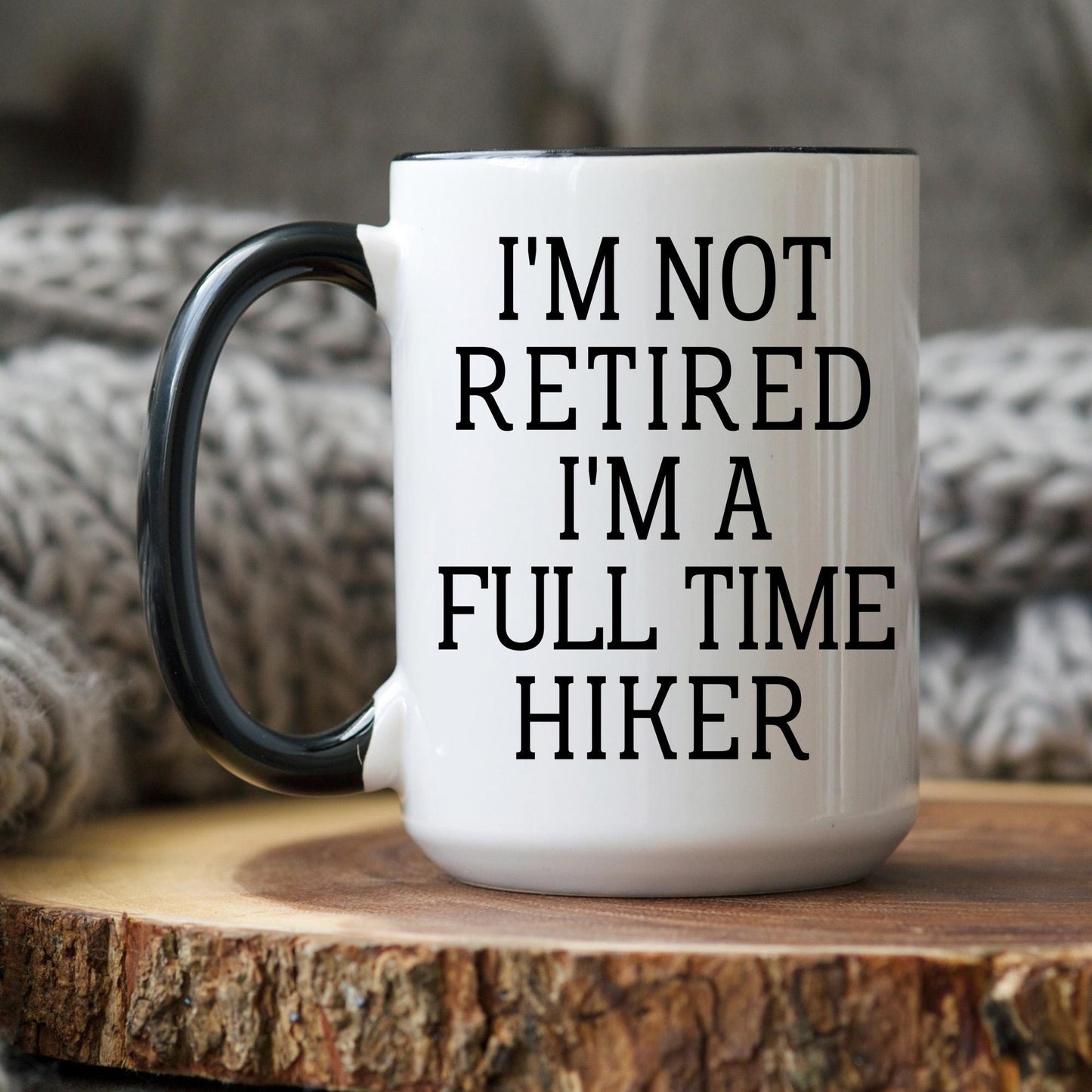 Retired Hiker Mug, Funny Gift for Hike lover, Retirement Present for Hiking, Boss Manager Coworker Retirement Party, Humor Hike Lover Gift