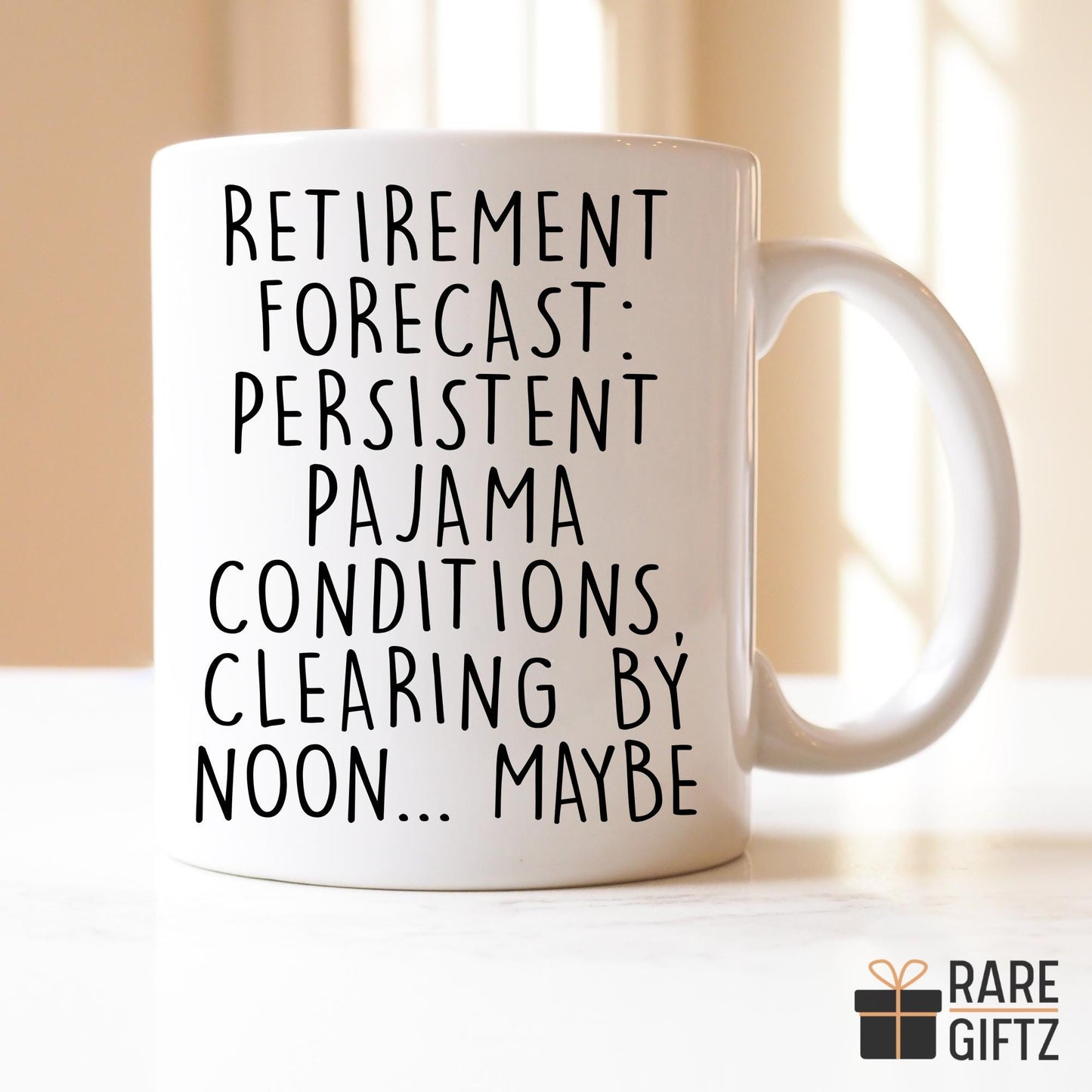 Retirement Mug, Personalized Happy Retirement, Retired Gift for Women, Coworker Boss, Woman Teacher Leaving Present, Retiring Coffee Mug