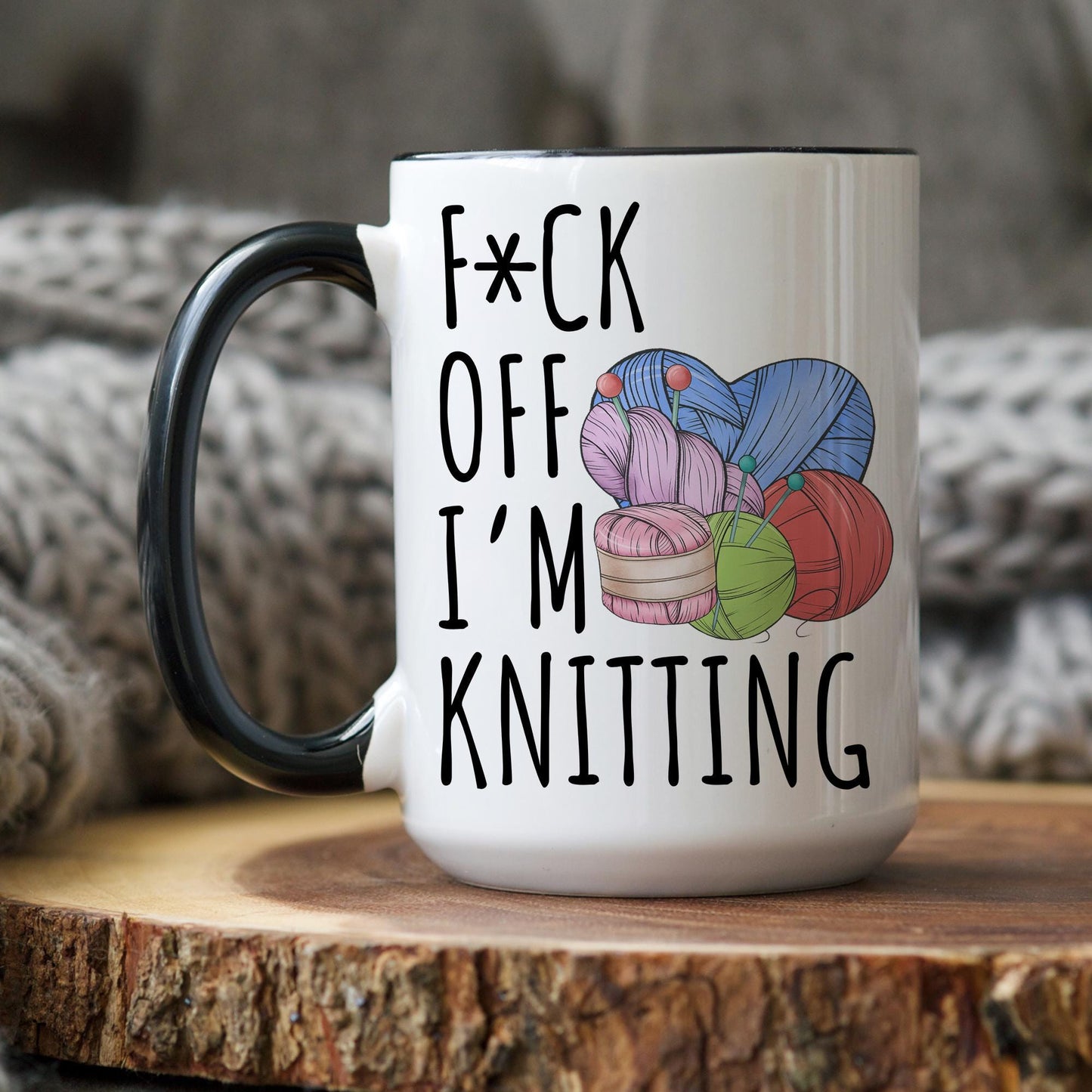 Funny Knitter Mug, Crochet Mug, Knitting Gift, Gift for Crochet, Sarcastic Yarn Lover Gift, Love Knitting, Crochet Mug, Knitter Present