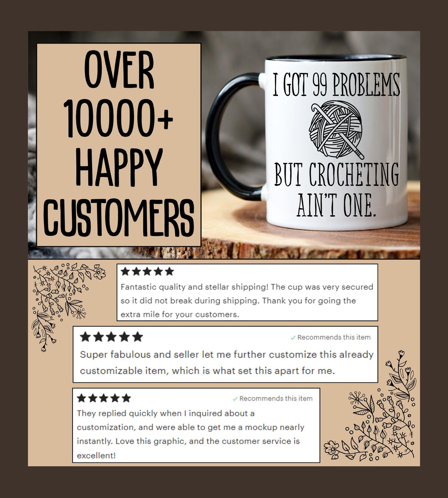 Funny Crocheter Mug, Crochet Lover Mug, Gift for Crochet, Crocheter Grandma, Crochet Gift Idea, Yarn Lover Cup, Crocheting Christmas Gift