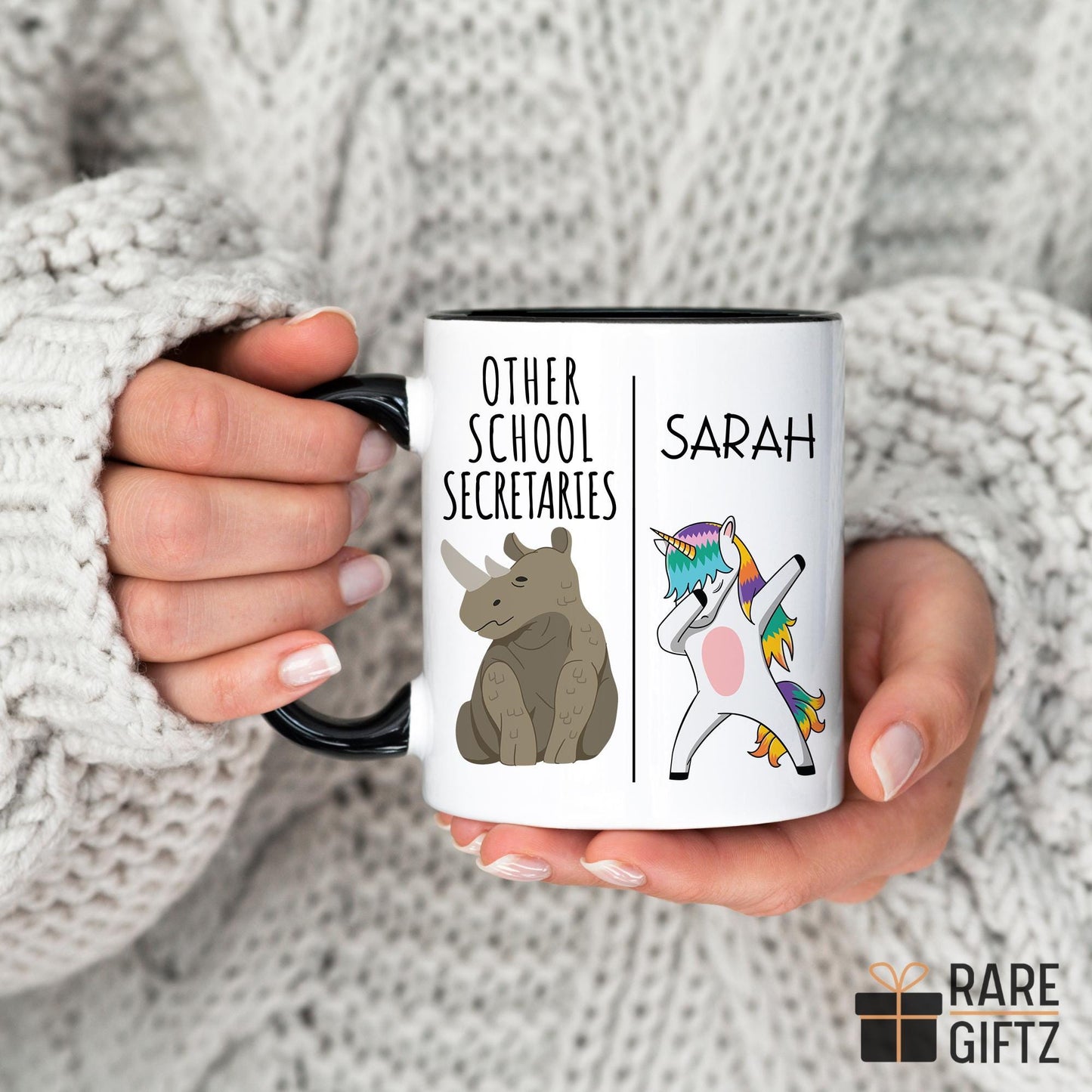 Personalized School Secretary Mug, Custom School Secretary Gift, Funny School Secretary Present, School Secretary Birthday Gift
