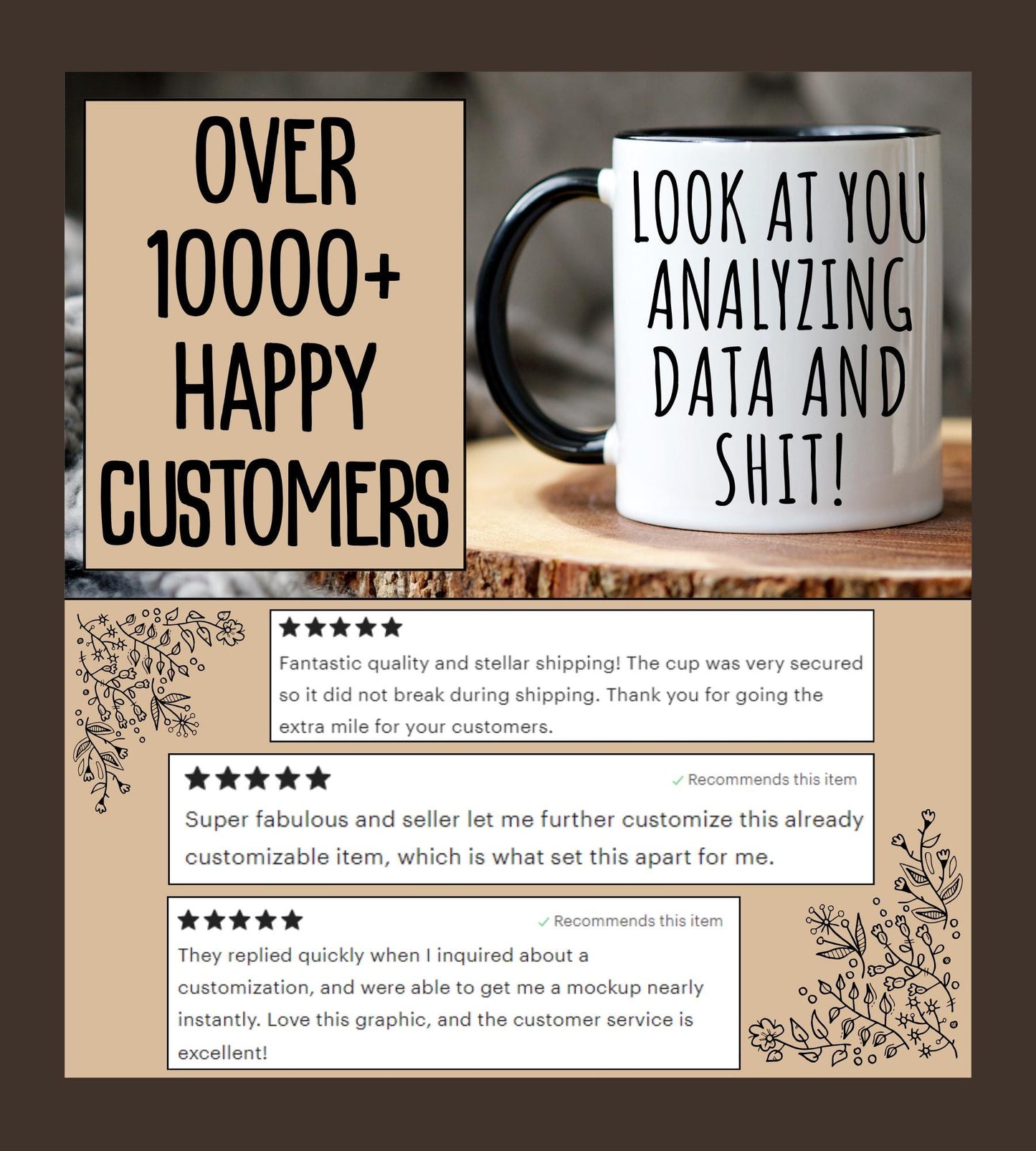 Funny Data Analyst Mug, Data Science Gift, Data Analytics Gift for Data Nerds, Data Scientist Present, Funny Data Engineer, Data Consultant