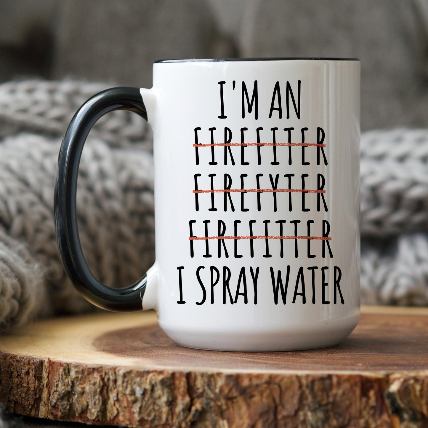 Personalized Firefighter Mug, Funny Firefighter Gift, Firefighter Thank you Present, Gift For Firefighter, Fire fighter Birthday Christmas