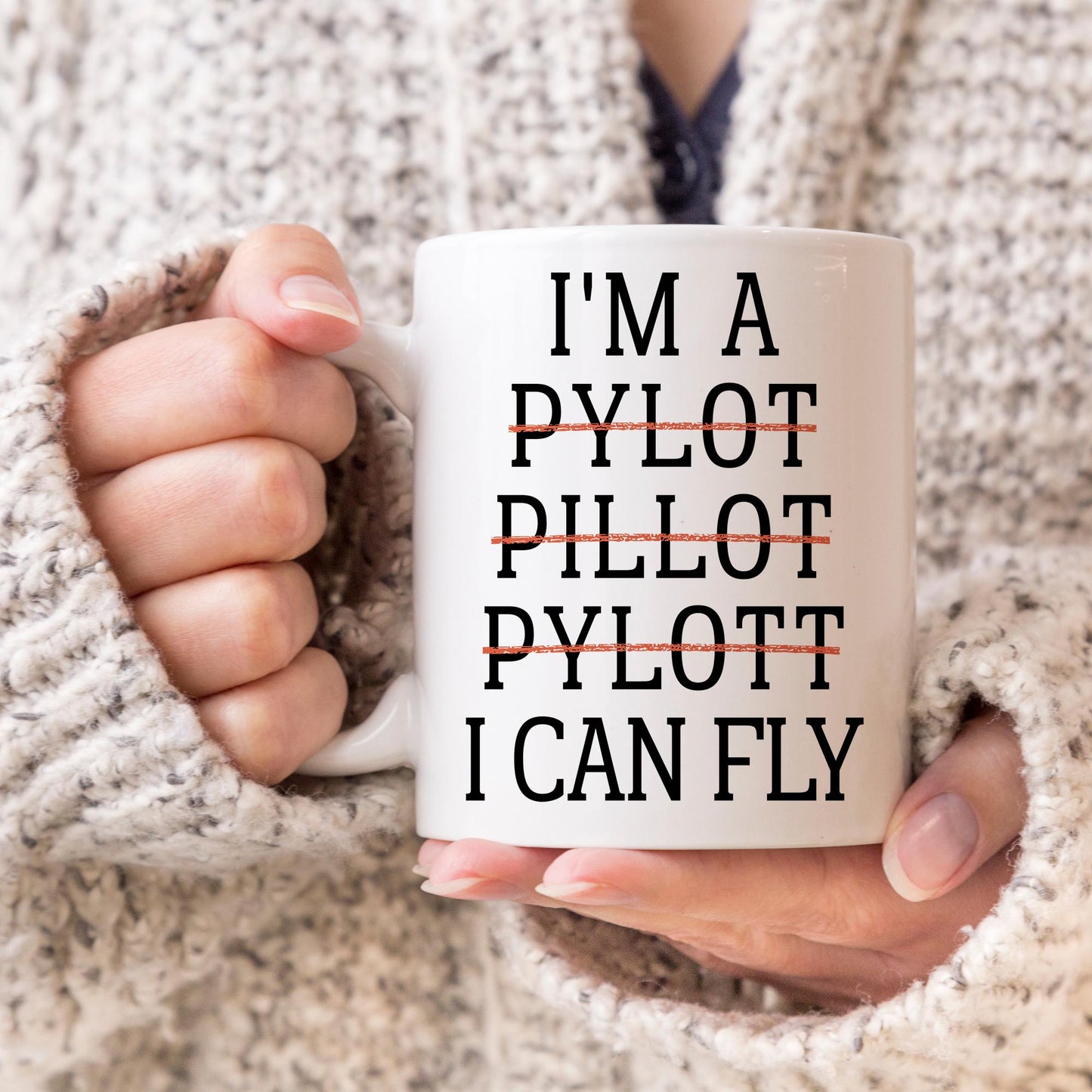 Personalized Pilot gift, Custom Pilot Coffee Mug, Aviation graduate, Flight instructor, New pilot gift, Co pilot gift, Funny Pilot Birthday