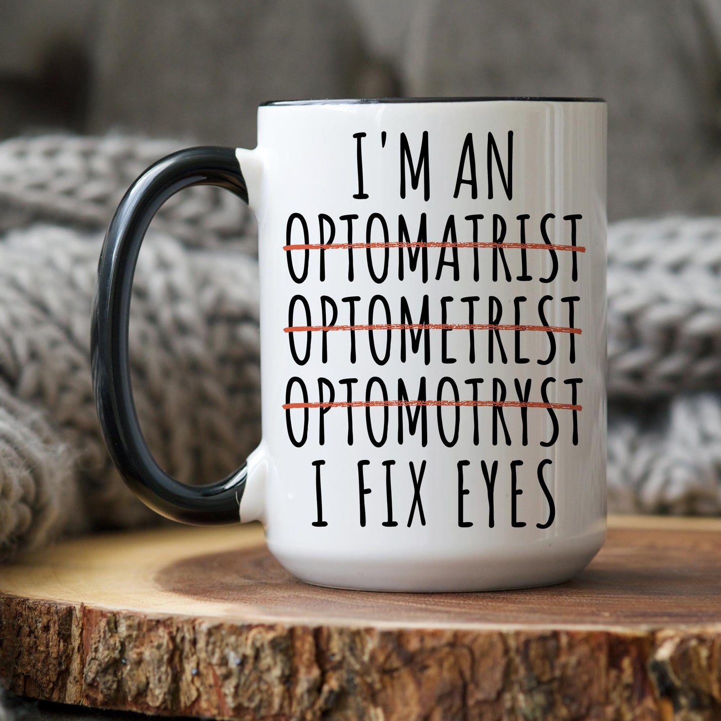 Personalized Optometry Gift, Optometrist Mug, Optician Gift, Eye Doctor Present, Funny Optician, Future Optician Mug, Optometry Student Gift