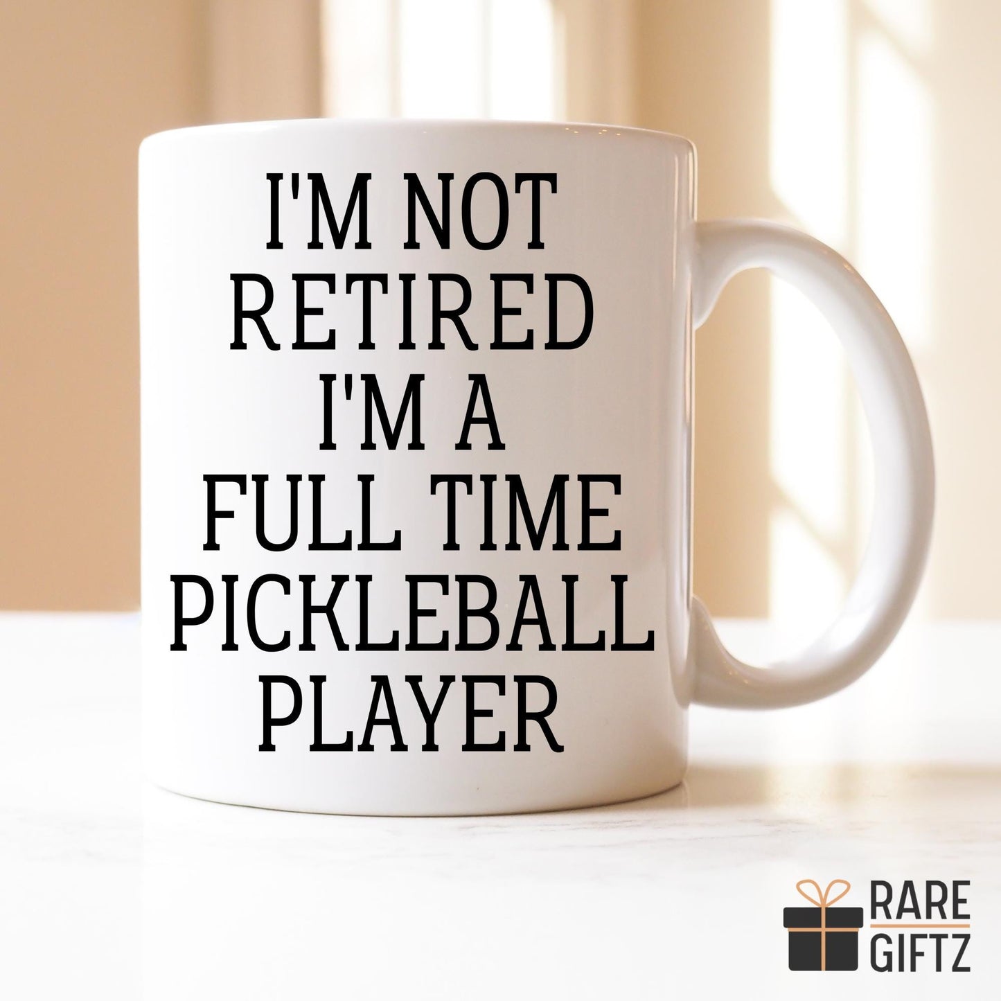 Pickleball Retirement Mug, Retired Pickleball Gift, Funny Pickleball Lover Gift, Coworker Boss Manager Retired Present, Pickleball Cup