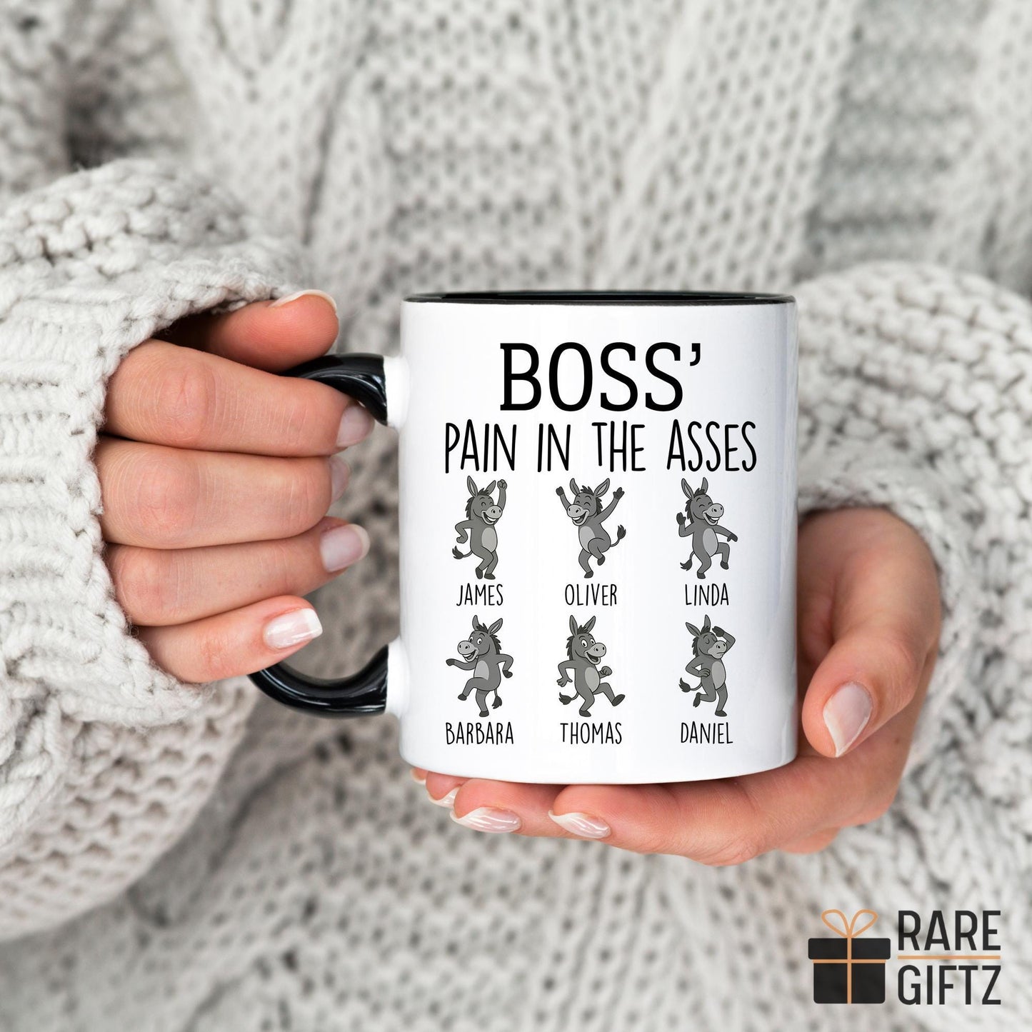 Custom Boss mug, Funny Boss Gift, Boss Secret Santa Gift, Boss Christmas Present, Boss Gift from coworker, Boss leaving gift from employees