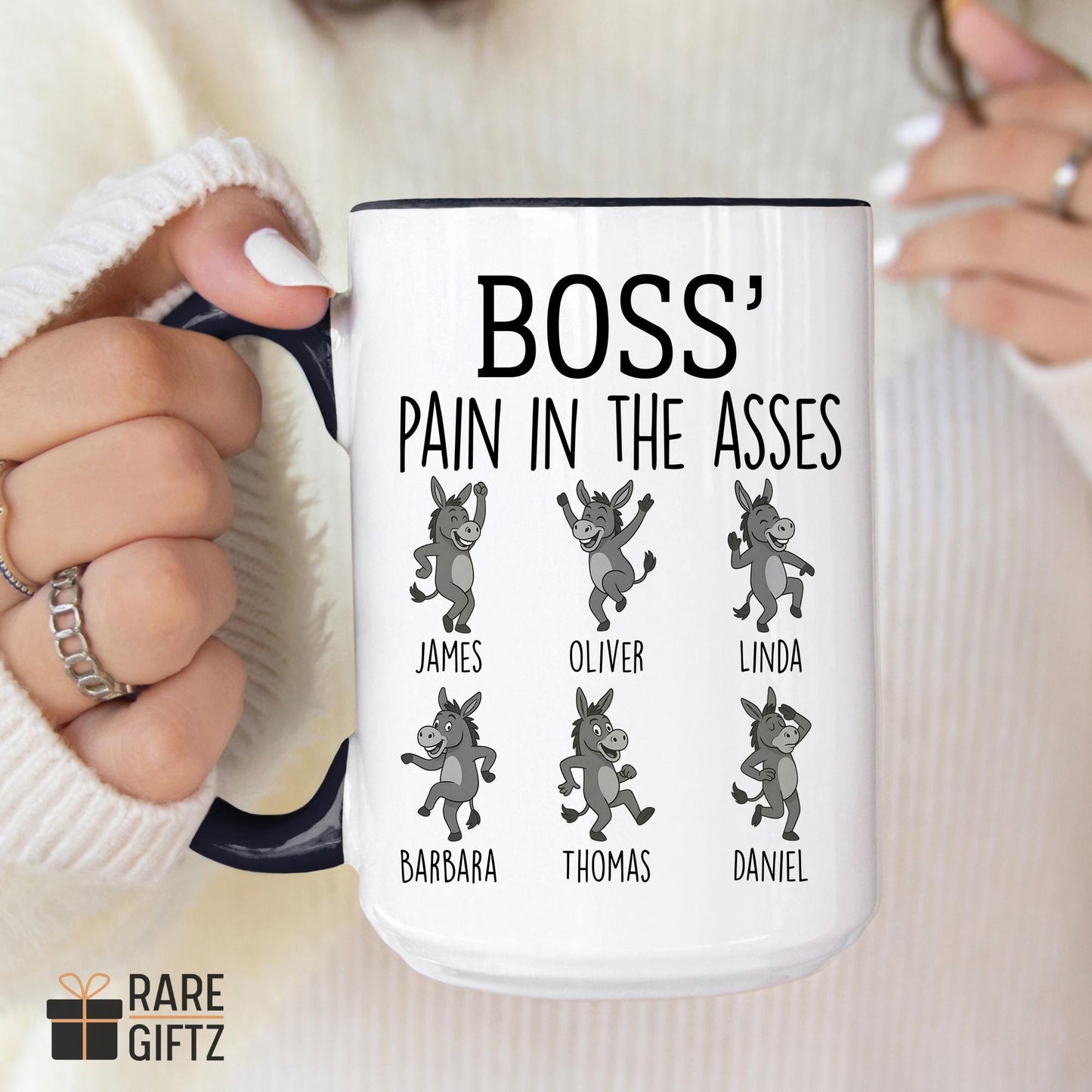 Custom Boss mug, Funny Boss Gift, Boss Secret Santa Gift, Boss Christmas Present, Boss Gift from coworker, Boss leaving gift from employees