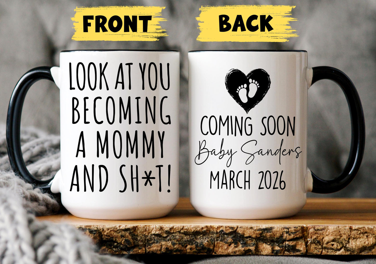 Funny Mommy Mug, First Time Mom Gift, Mom Mug, New Mom Gift, Gift for New Mom, New Mom Gift Ideas, First Time Mom Present Bestie Friends