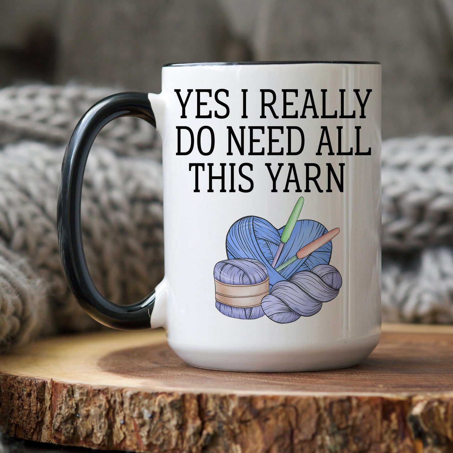 Crochet Yarn Lover Mug, Crocheter Gift for Her, Crochet Knitting Mug, Gift for Crocheting, Crochet Lover Gift, Funny Crochet Grandma Present