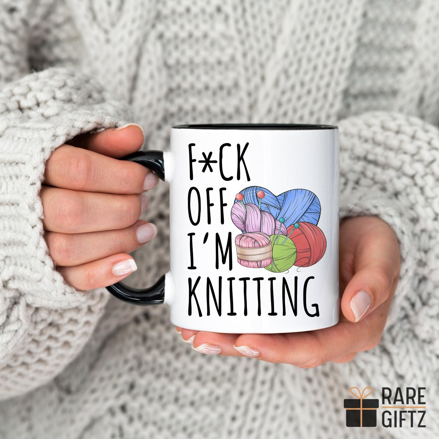 Funny Knitter Mug, Crochet Mug, Knitting Gift, Gift for Crochet, Sarcastic Yarn Lover Gift, Love Knitting, Crochet Mug, Knitter Present