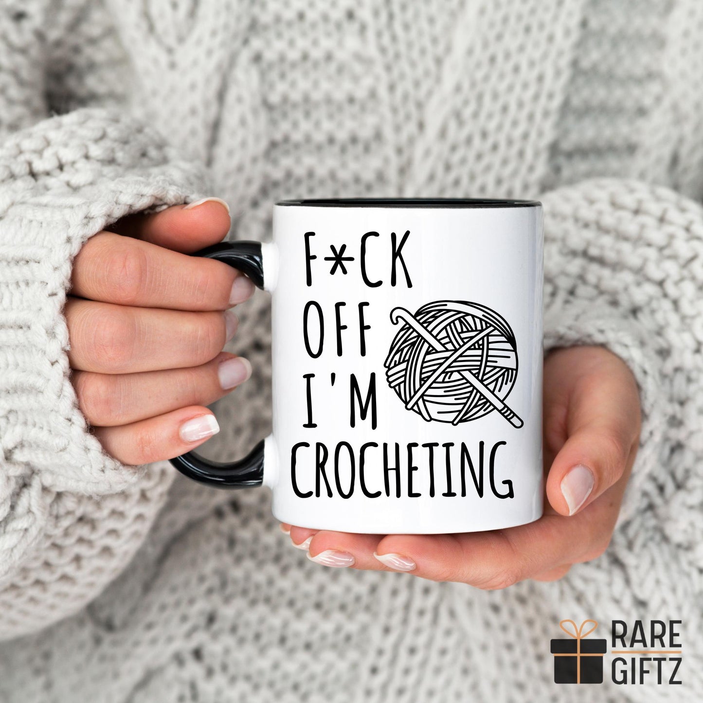 Sarcastic Lover Gift, Crochet Coffee Mug, Funny Crocheter Mug, Crochet Gift, Gift for Crochet, Crocheter Lover Coffee Cup, Crochet Present