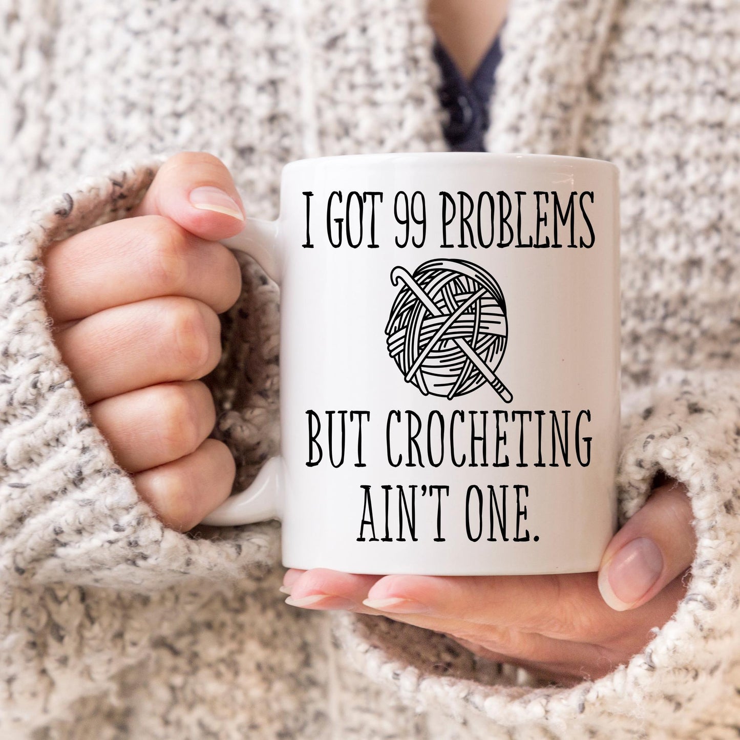 Funny Crocheter Mug, Crochet Lover Mug, Gift for Crochet, Crocheter Grandma, Crochet Gift Idea, Yarn Lover Cup, Crocheting Christmas Gift