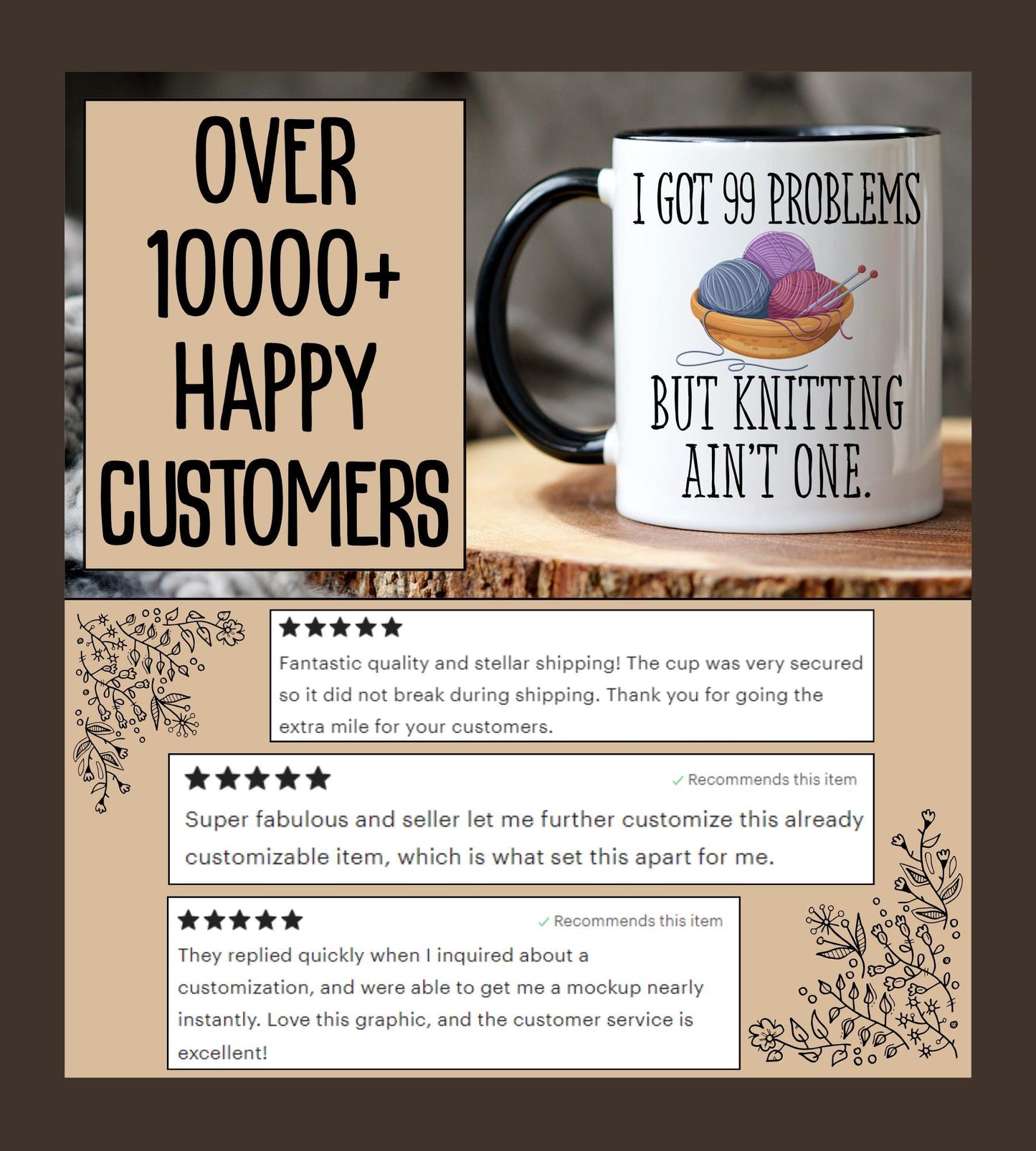 Funny Knitting Lover, Funny Knitter Mug, Knitting Gift, Yarn Lover Coffee Cup, Gift for Knitter, Knit Mom Gift, Knitting Lover Present