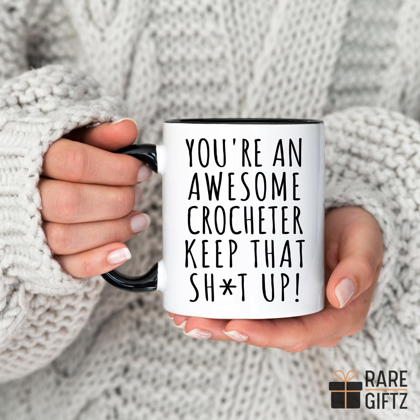 Awesome Crocheter Mug, Crochet Lover Cup, Funny Crochet Mug, Gift for Crocheter, Crochet Gift for Mom, Crochet Lover Mug, Crocheting Present