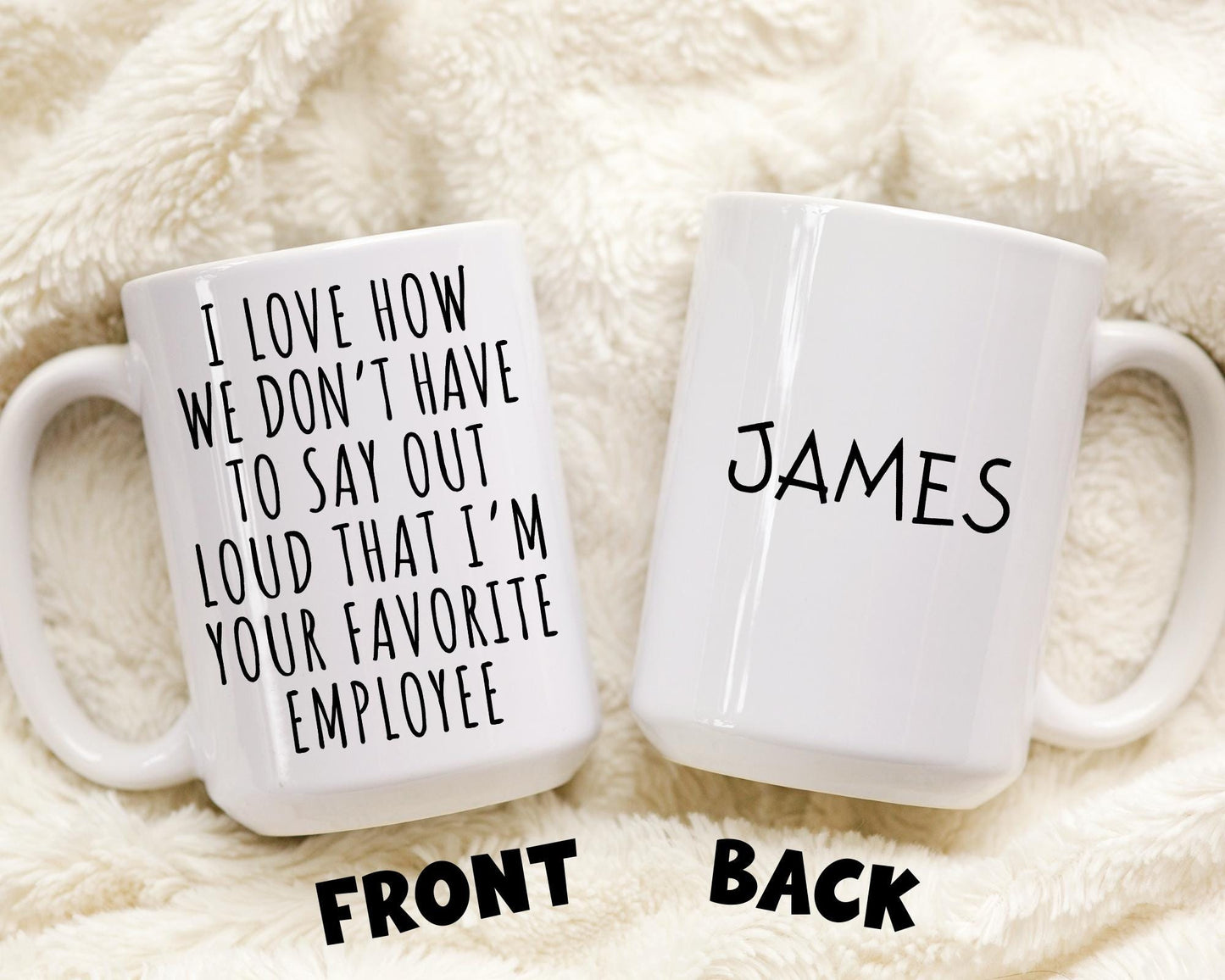 Funny Boss Coffee Mug, Gift from Employee, Boss Present from coworker, New Boss Present, Funny Manager Christmas Gift, Custom supervisor