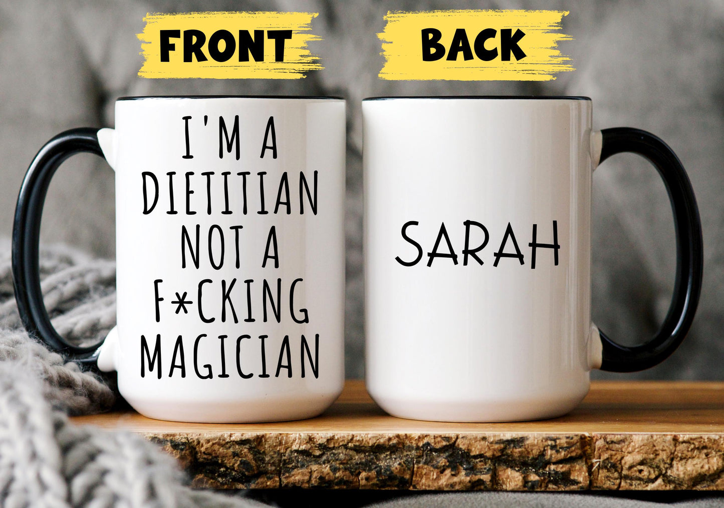 Personalized Dietitian Mug, Dietitian Gift, Custom Dietitian Present, Gift For Dietitian, Dietitian Christmas Gift, Gift For Nutritionist