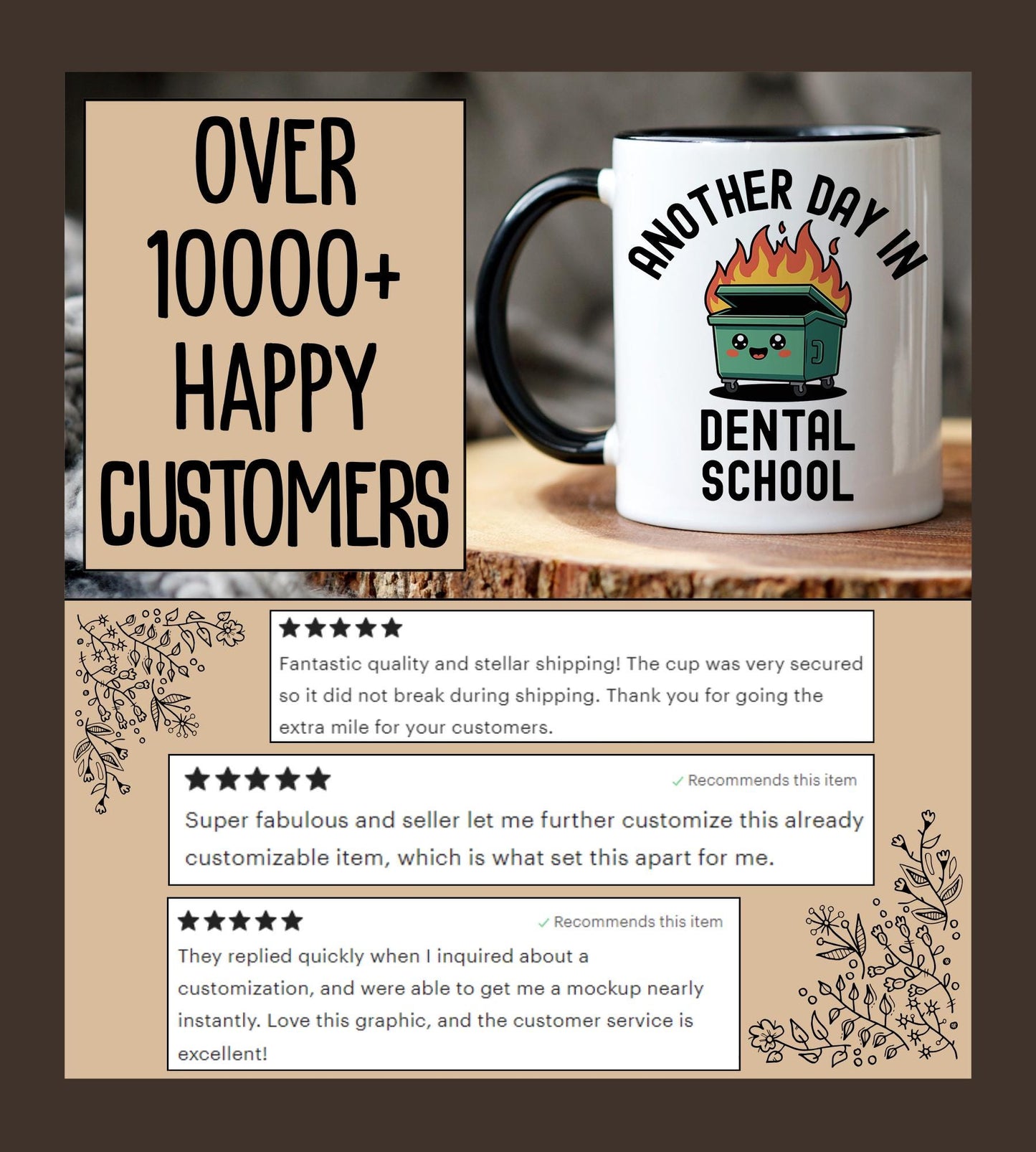 Dental School Mug, Dental Student Gift, Future Dentist Present, Dental Hygienist Cup,