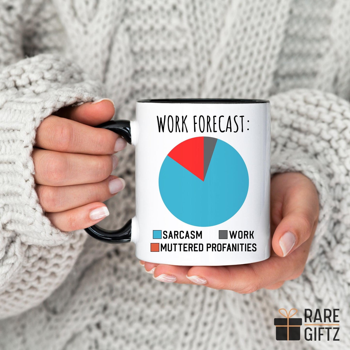Coworker Coffee Mug, Personalized Work Forecast, Gift For Work Friend, Funny Work Mug, Work Colleague Gift, Custom Worker Gif