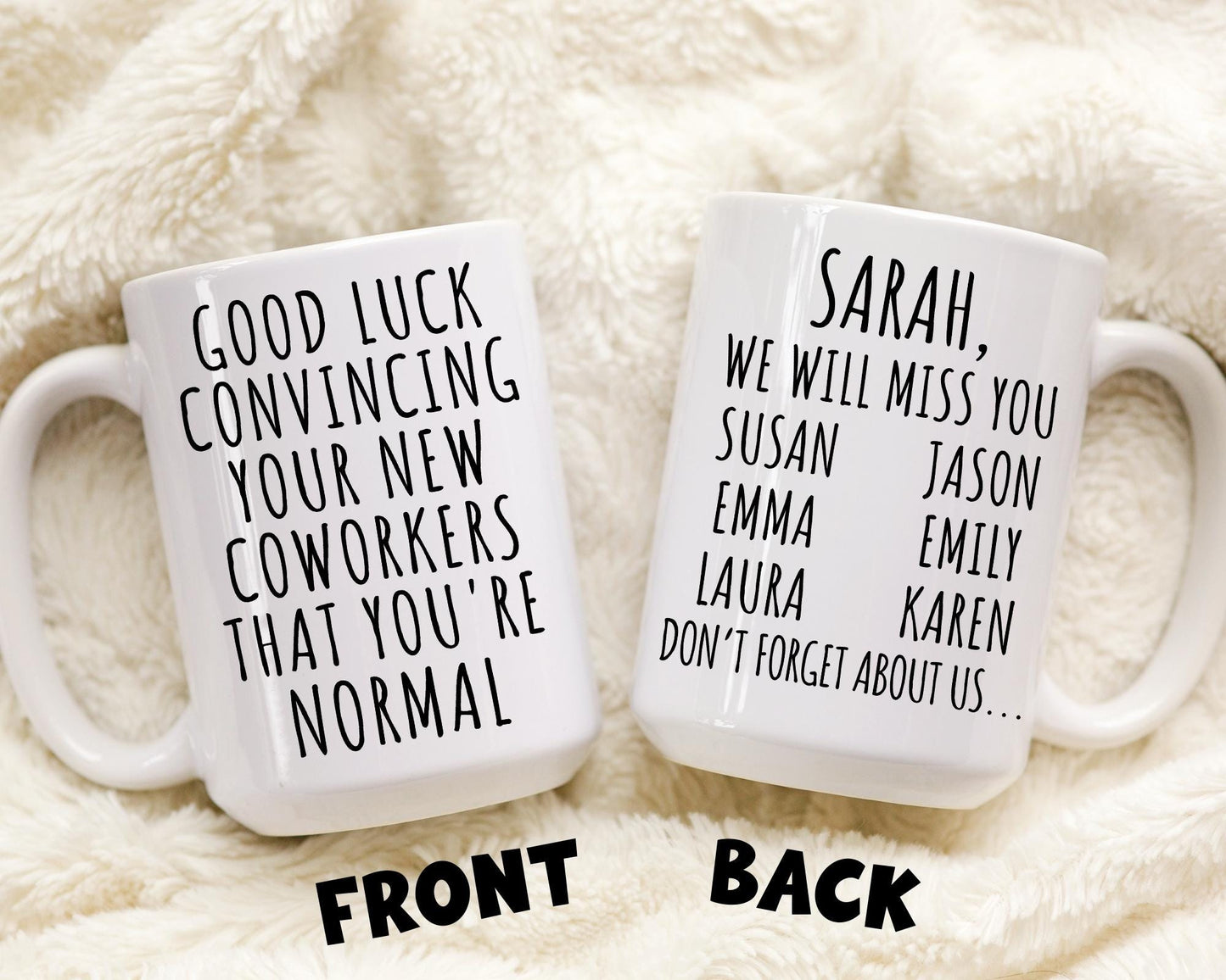 Funny Coworker Leaving Gift, Custom Coworkers Retired Mug, Farewell Gift, Job Promotion Gift, Retirement Present, gift for work friend