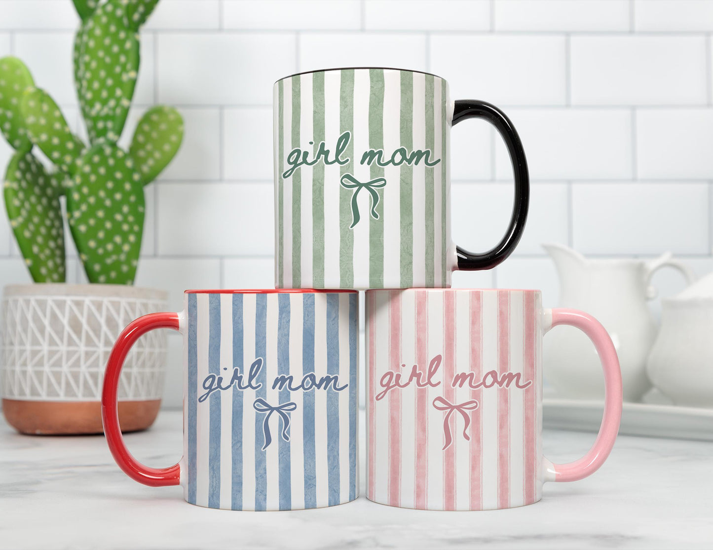 Girl Mom Mug, Mom Coffee Mug, Girl Mama Gift, Personalized Mom of girls Mug, Girls Mom Custom Daughter Name Mug, Girl Mama Kids Names Mug