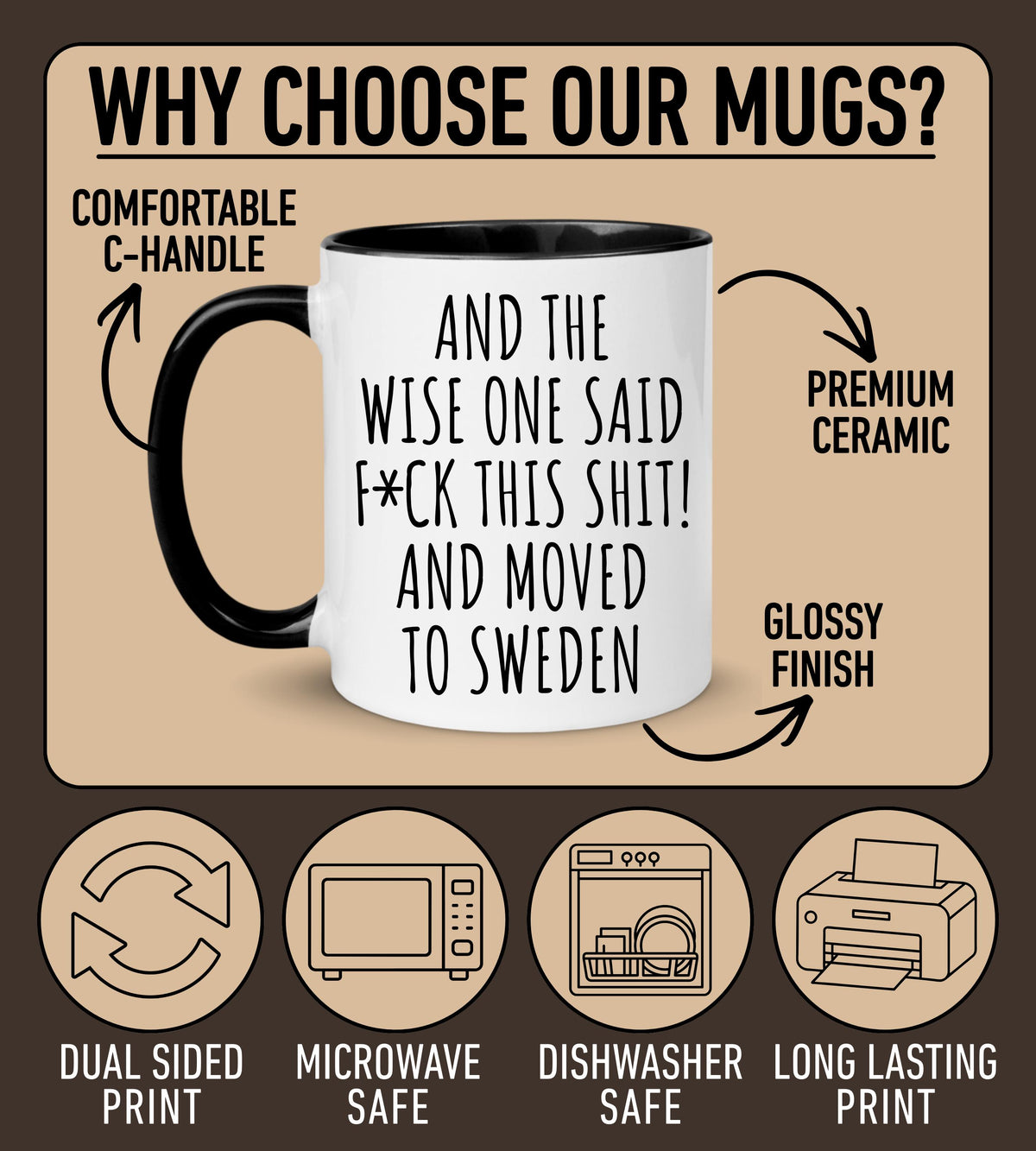 Moving to Sweden Mug, Personalized Sweden Relocation Mug, Relocating to Sweden Gift, Immigration to Sweden Mug, Sweden Moving away mug
