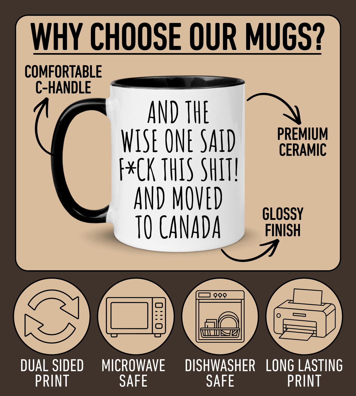 Moving to Canada Mug, Personalized Canada Relocation Mug, Relocating to Canada Gift, Immigration to Canada Mug, Canada Moving away mug