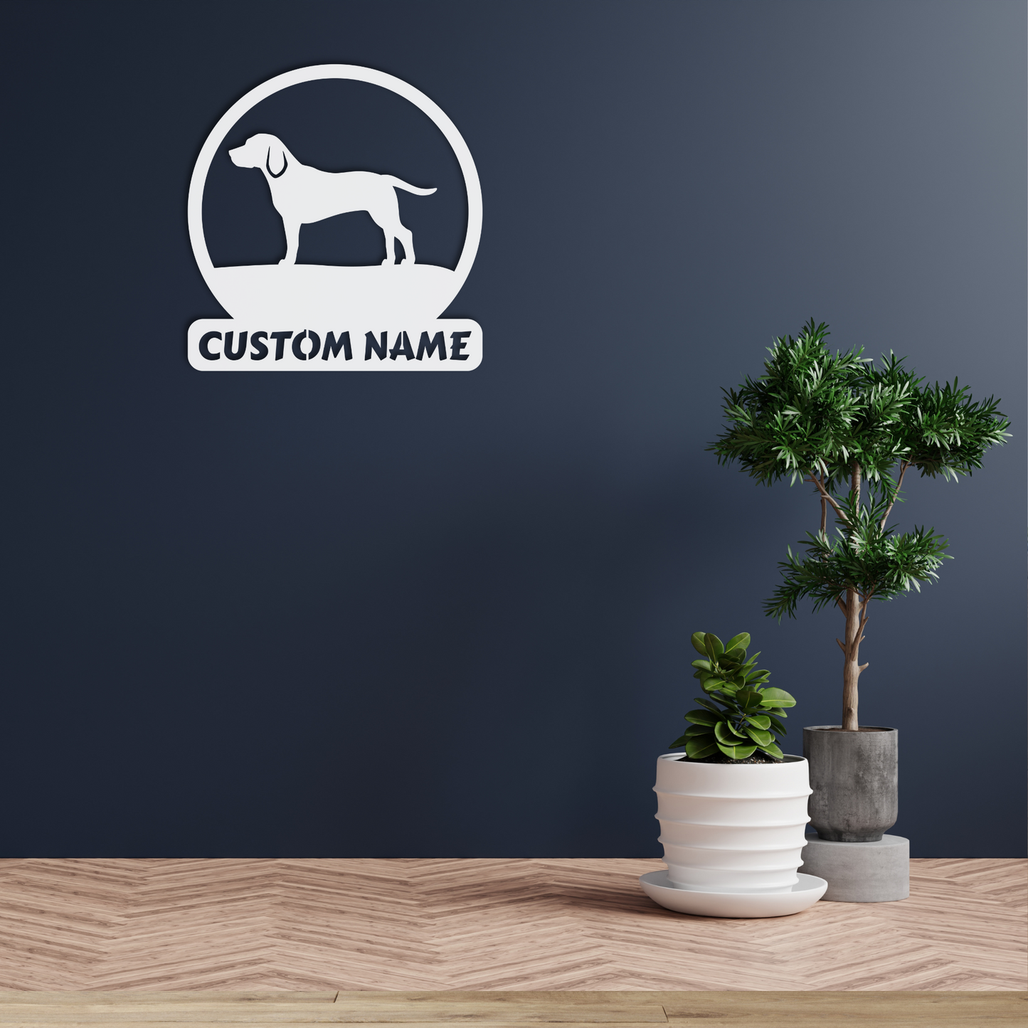 Custom Dog Metal Wall sign