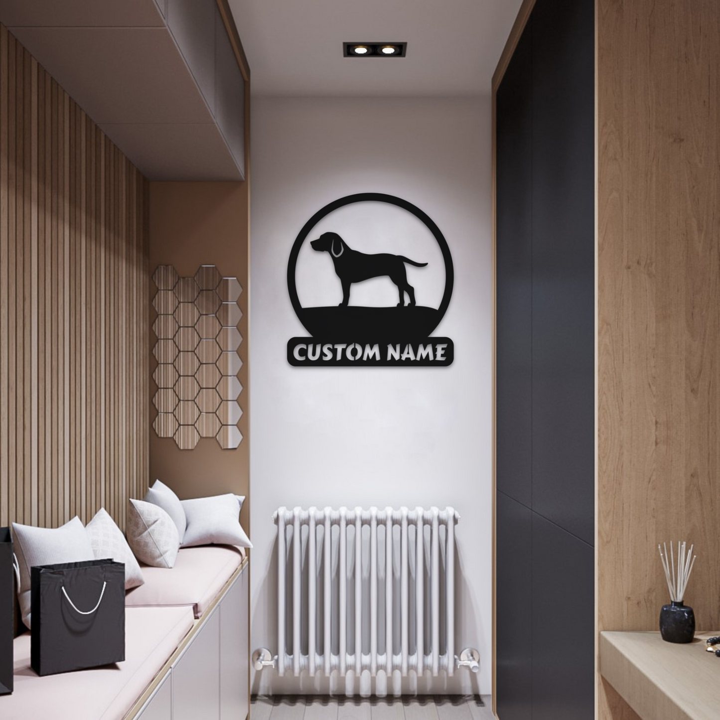Custom Dog Metal Wall sign
