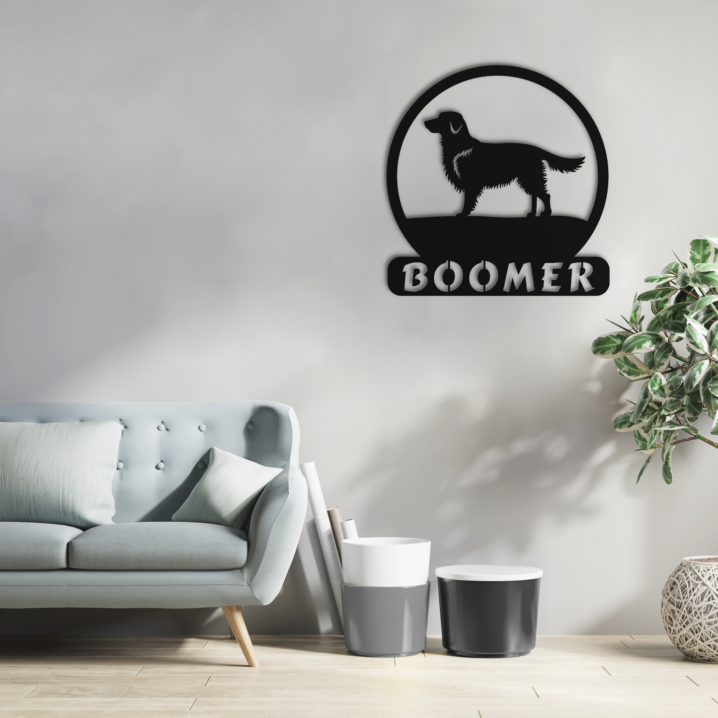 Custom Dog Metal Wall sign