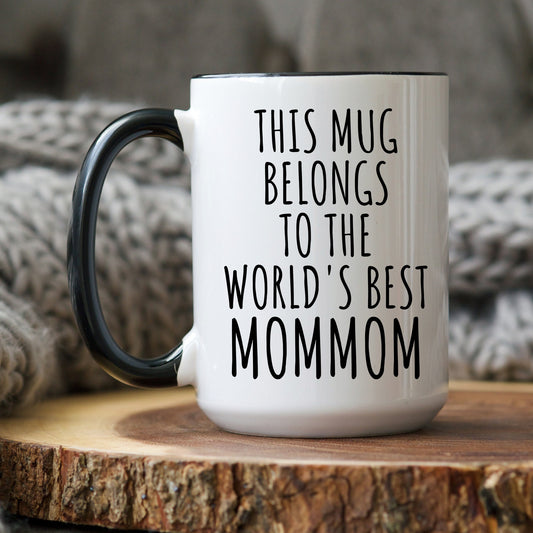 Mom Mom Coffee Mug, Mommom Gift, Mommom Mug, Christmas Mommom, New Mommom Gift, New Grandma Gift, Promoted To Mommom, Funny Mommom Gift