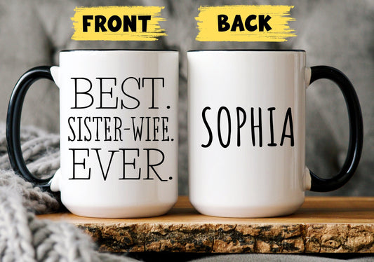 Personalized Sister Wife Gift, Best Sister Wife Ever, Wife Sister Birthday, Sister Roommates, Mothers Day Gift for Sister, Christmas Sister