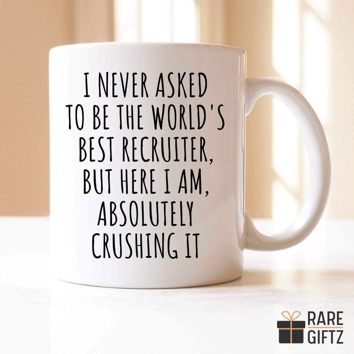 Recruiter Gift, Funny Recruiter Mug, Recruiter Thank you, Recruiter Birthday Gift, Best Recruiter Gift, Recruiter Christmas Secret Santa