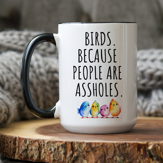 Bird Lover Gift, Bird Watcher Gift, Bird Coffee Mug, Bird Watching Mug, Gift for Bird Enthusiast, Bird Owner Birthday Gift, Christmas Bird