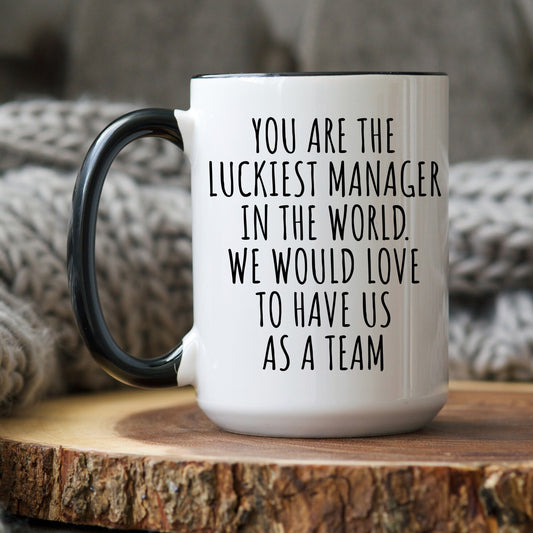 Funny Manager Gift, Office Manager Gift, Manager Team Gift, Gift for Team Manager, Team Lead Mug, Funny Manager Coffee Mug, Best Manager Mug