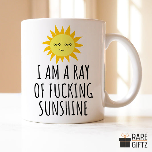 Funny Gift for bestie, Sarcastic Coffee Mug, Ray of Sunshine Mug, Christmas Gift for morning person, funny mugs for women, funny coffee mug