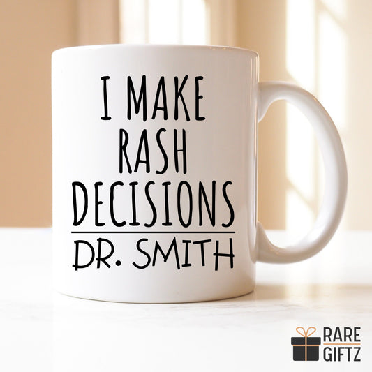 Custom Dermatologist Gift, Personalized Dermatologist Mug, Dermatology Graduate, Skin Doctor, Dermatologist Appreciation Birthday Christmas