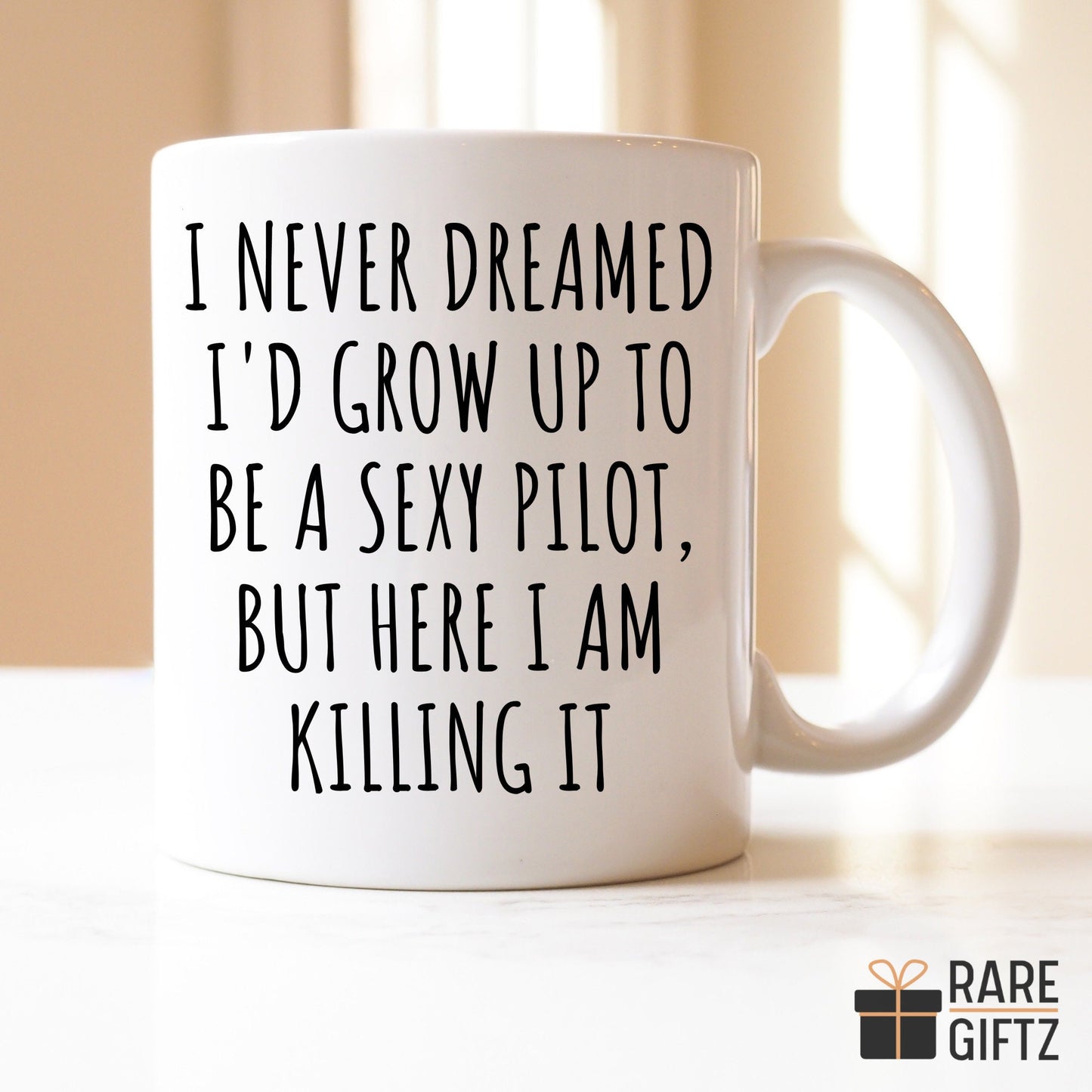 Pilot Coffee Mug, Aviation graduate, Flight instructor, New pilot gift, Co pilot gift, Pilot Birthday, Aeroplan Gift, Plane Pilot Gift