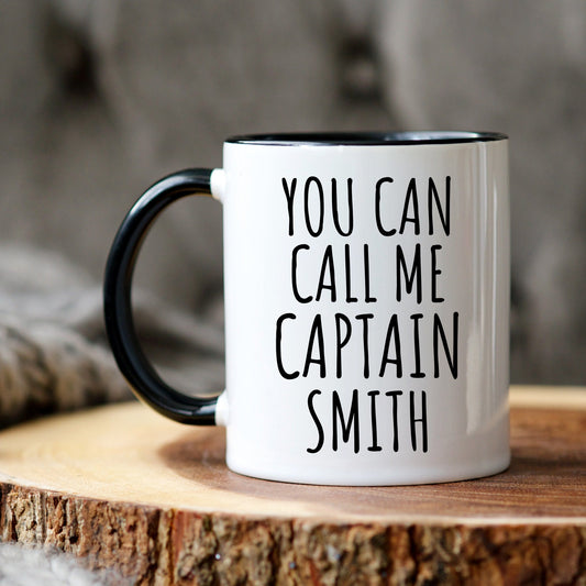 Personalized captain mug, Navy Captain Promotion, gift for captain team, future captain gift, best captain ever, new captain gift, Cop Mug