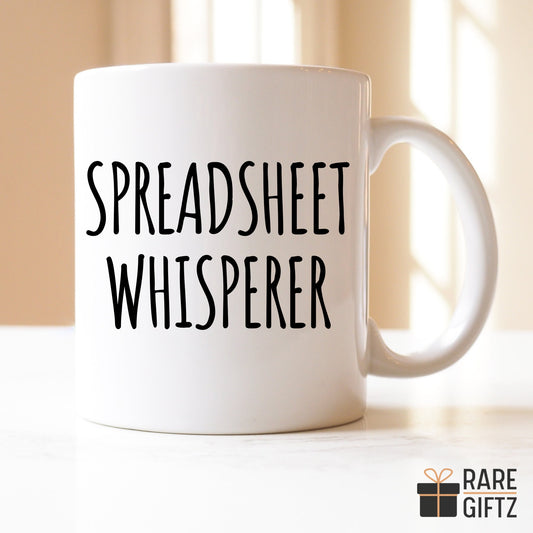Funny Spreadsheet Gift, Accountant Coffee Mug, Gift For Boss, CPA Christmas Gift, Accountant Gift, Funny Coworker Gift, HR Coffee Cup