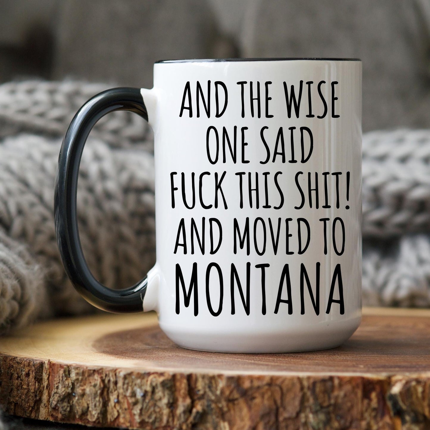 Montana Relocating Gift, Moving to Montana Mug, Personalized Montana Gift, Coworker Moving Away, Colleague Montana Relocation Present