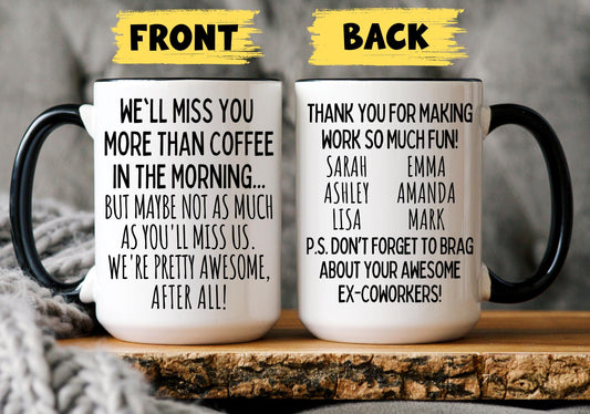 Custom Going Away Mug, Personalized Coworker Leaving Job, Goodbye Work, Retirement Mug, Coworker Farewell Mug, Work With Legends, New job